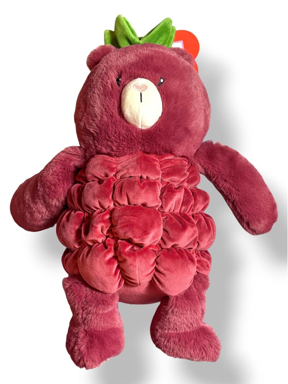 Gigglescape Raspbeary Raspberry Bear Plush 12" Target Stuffed Animal NWT